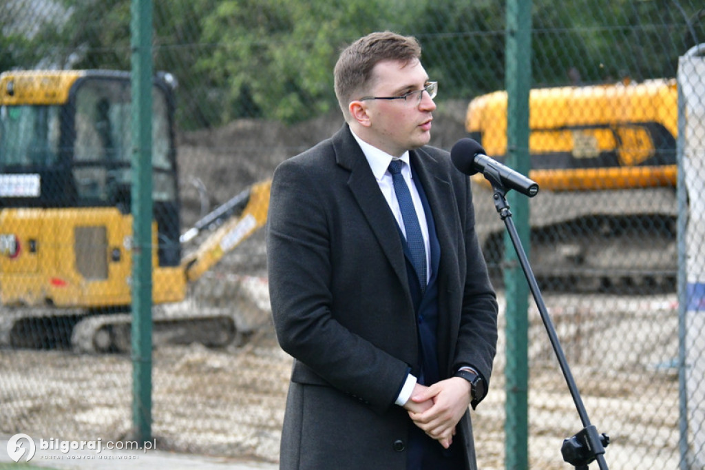 Kamień węgielny pod halę przy Jedynce wmurowany
