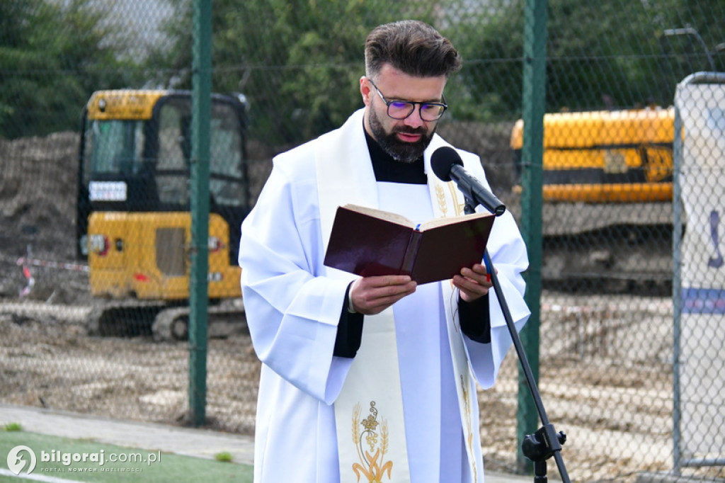 Kamień węgielny pod halę przy Jedynce wmurowany