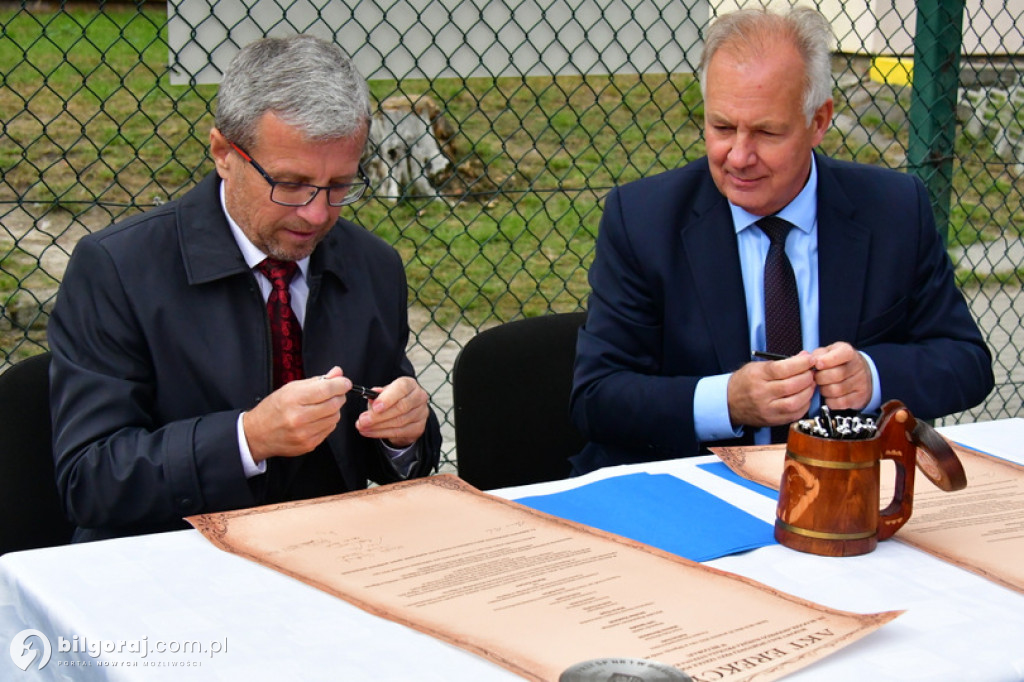 Kamień węgielny pod halę przy Jedynce wmurowany