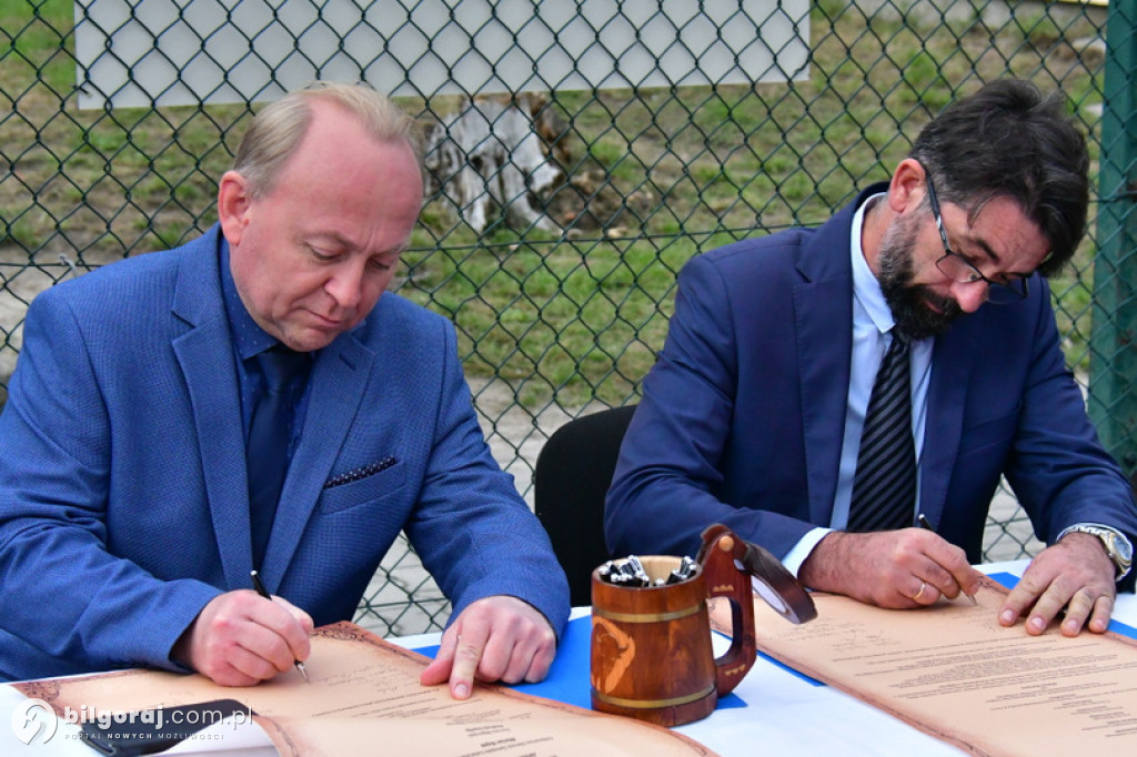 Kamień węgielny pod halę przy Jedynce wmurowany