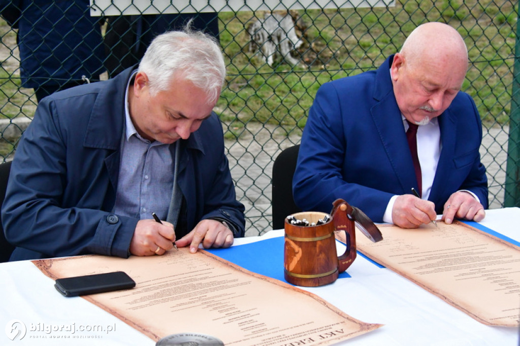Kamień węgielny pod halę przy Jedynce wmurowany