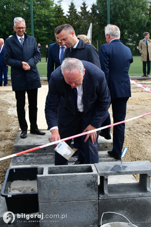 Kamień węgielny pod halę przy Jedynce wmurowany