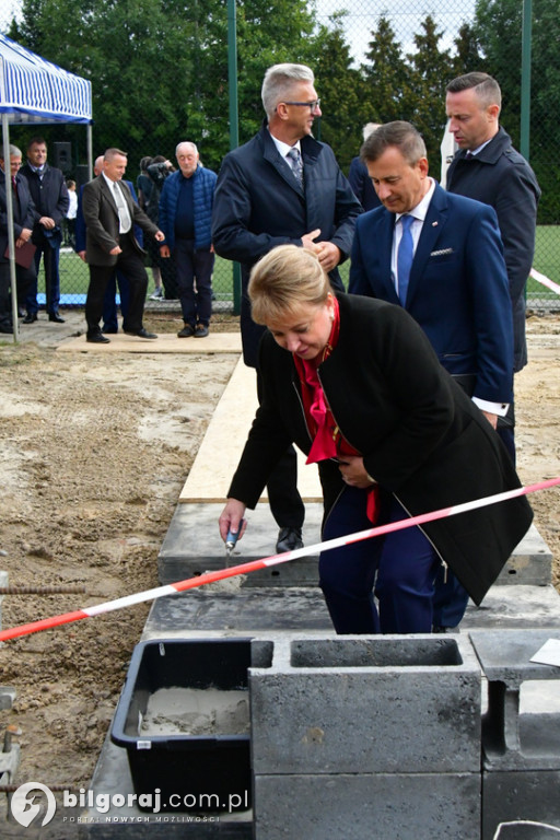 Kamień węgielny pod halę przy Jedynce wmurowany