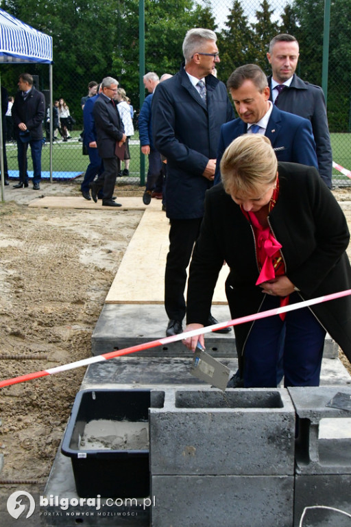 Kamień węgielny pod halę przy Jedynce wmurowany