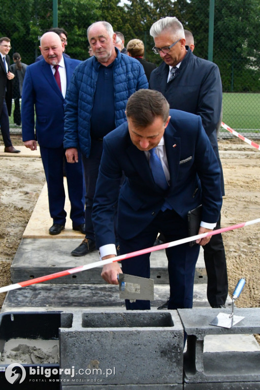 Kamień węgielny pod halę przy Jedynce wmurowany