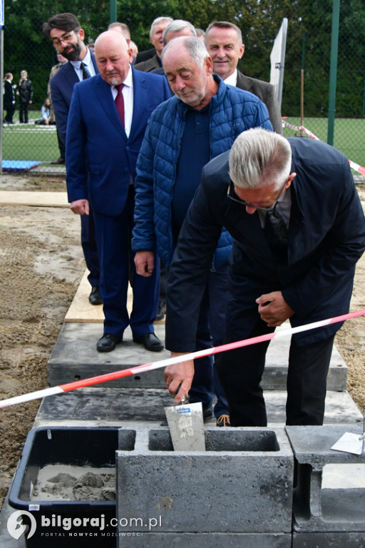 Kamień węgielny pod halę przy Jedynce wmurowany