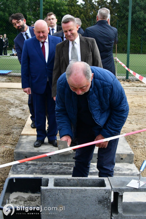 Kamień węgielny pod halę przy Jedynce wmurowany