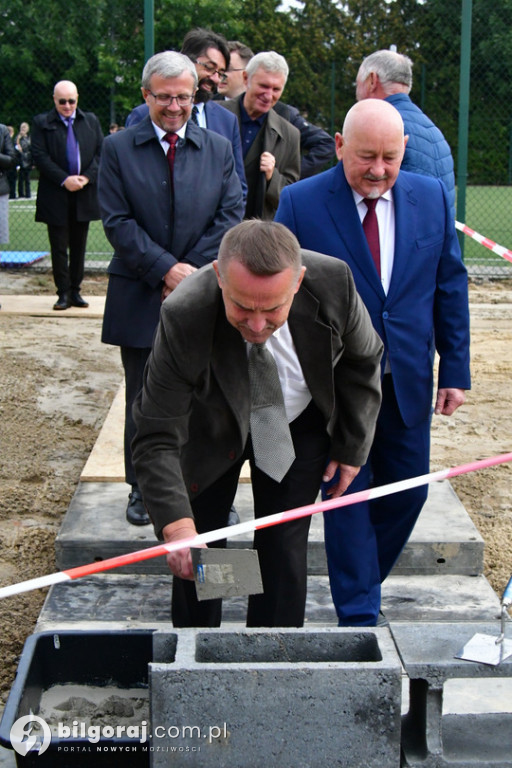Kamień węgielny pod halę przy Jedynce wmurowany