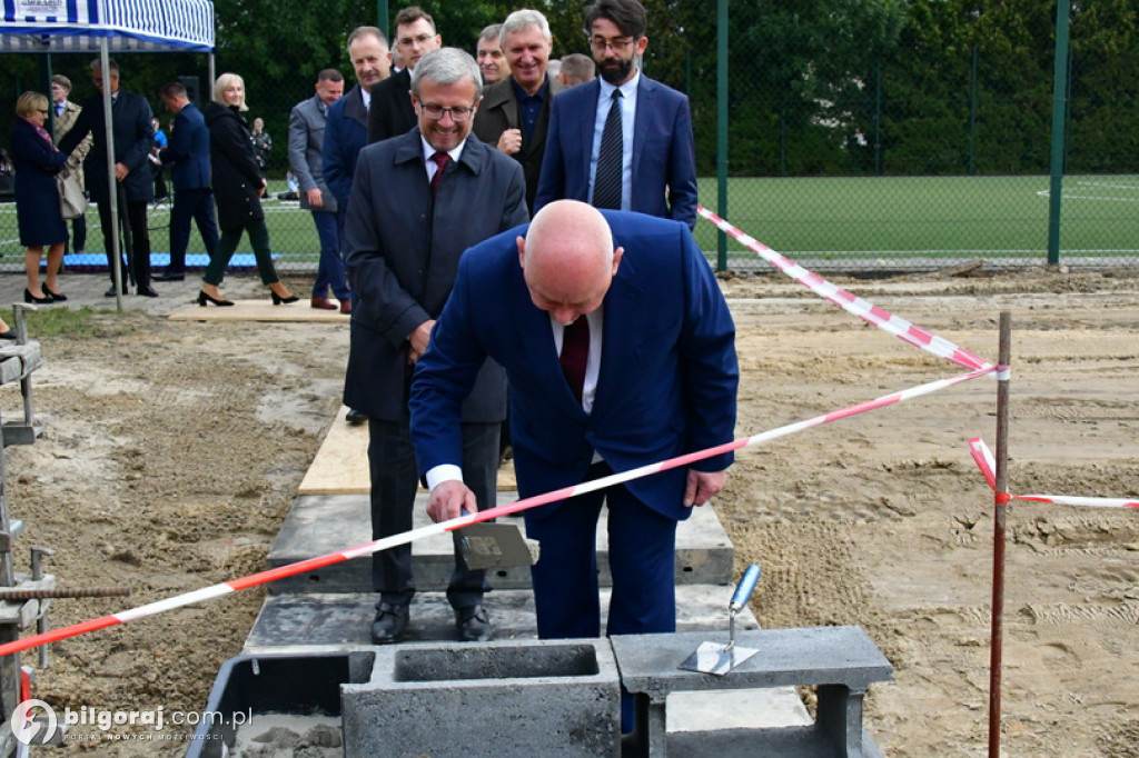 Kamień węgielny pod halę przy Jedynce wmurowany