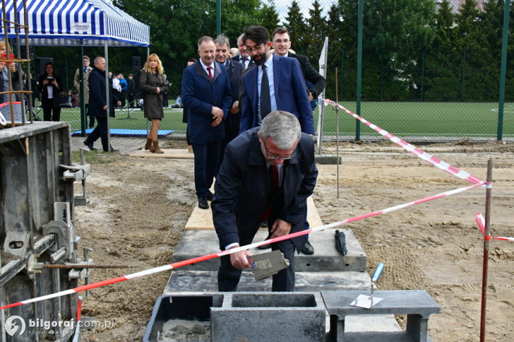 Kamień węgielny pod halę przy Jedynce wmurowany