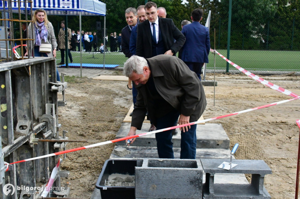 Kamień węgielny pod halę przy Jedynce wmurowany