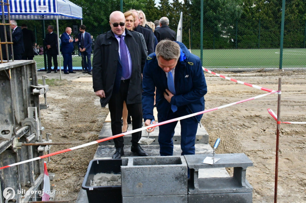 Kamień węgielny pod halę przy Jedynce wmurowany