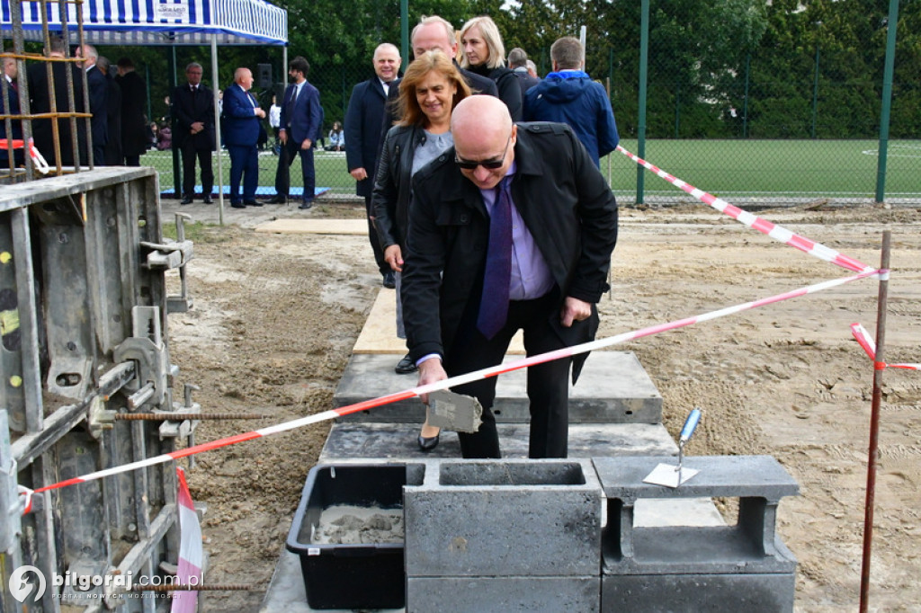 Kamień węgielny pod halę przy Jedynce wmurowany