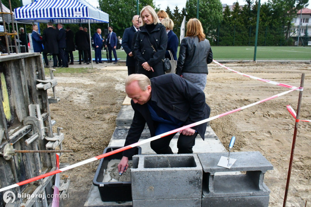 Kamień węgielny pod halę przy Jedynce wmurowany