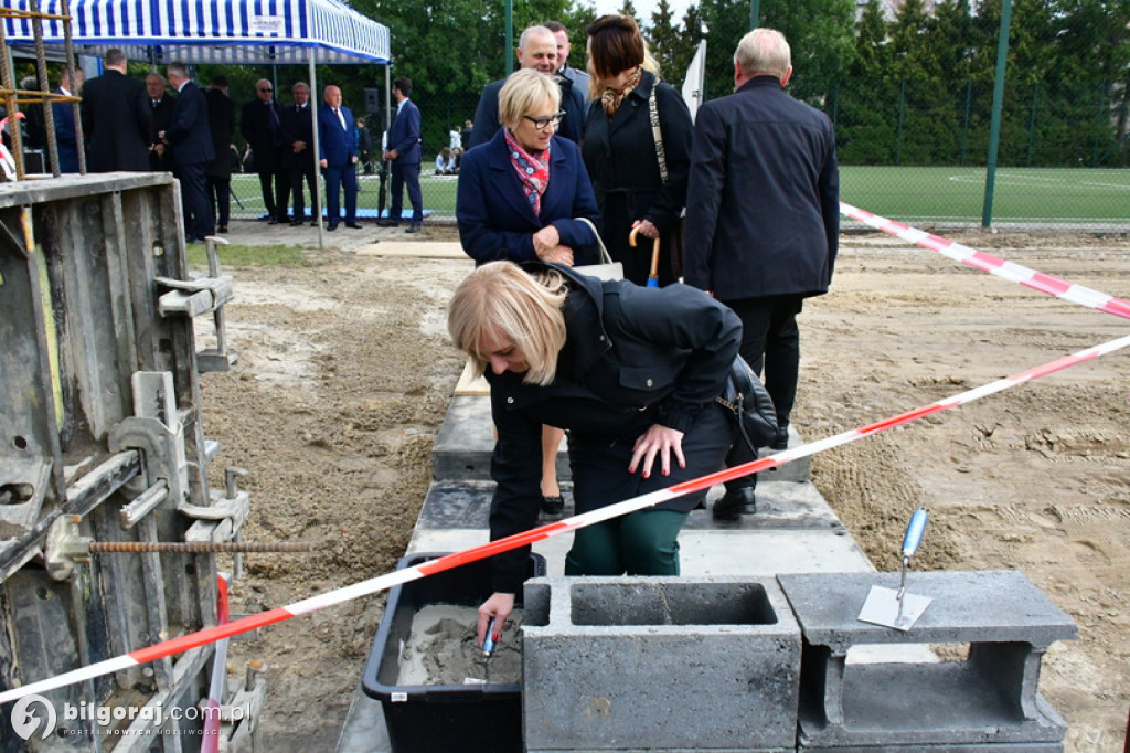 Kamień węgielny pod halę przy Jedynce wmurowany