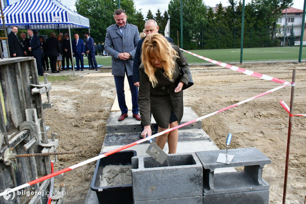 Kamień węgielny pod halę przy Jedynce wmurowany