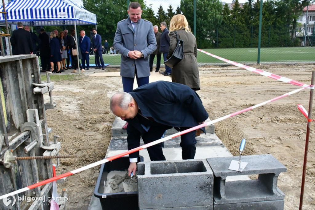 Kamień węgielny pod halę przy Jedynce wmurowany