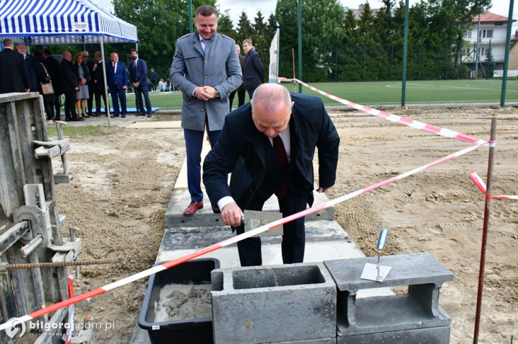Kamień węgielny pod halę przy Jedynce wmurowany
