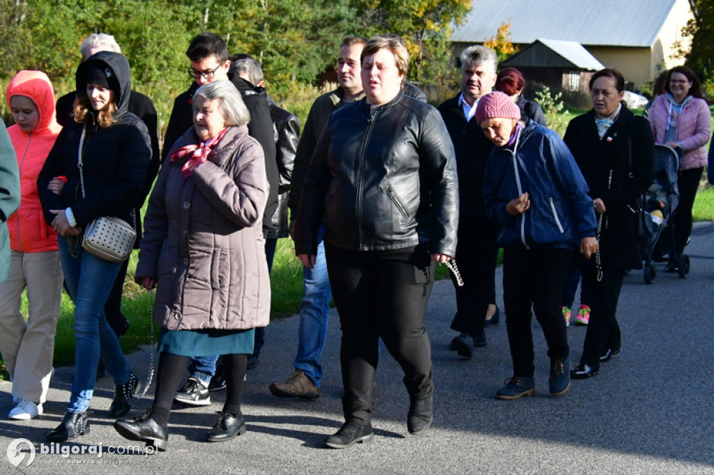 Procesja różańcowa Lipowiec Stary - październik 2022