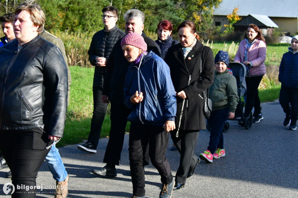 Procesja różańcowa Lipowiec Stary - październik 2022