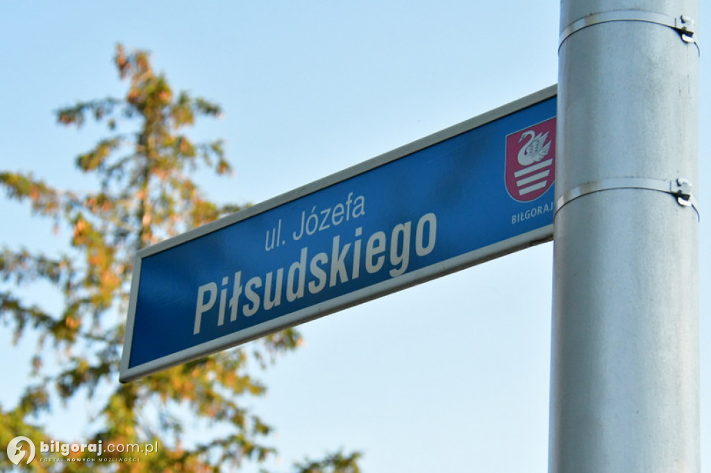 Trwa remont ulic Piłsudskiego i Narutowicza w Biłgoraju