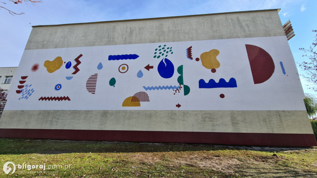Mural przypominający osobę Stefana Knappa