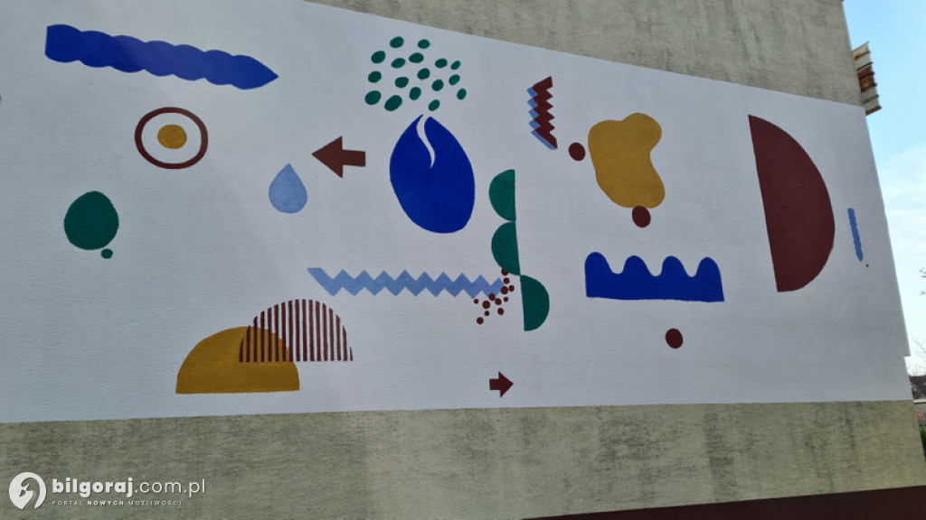 Mural przypominający osobę Stefana Knappa