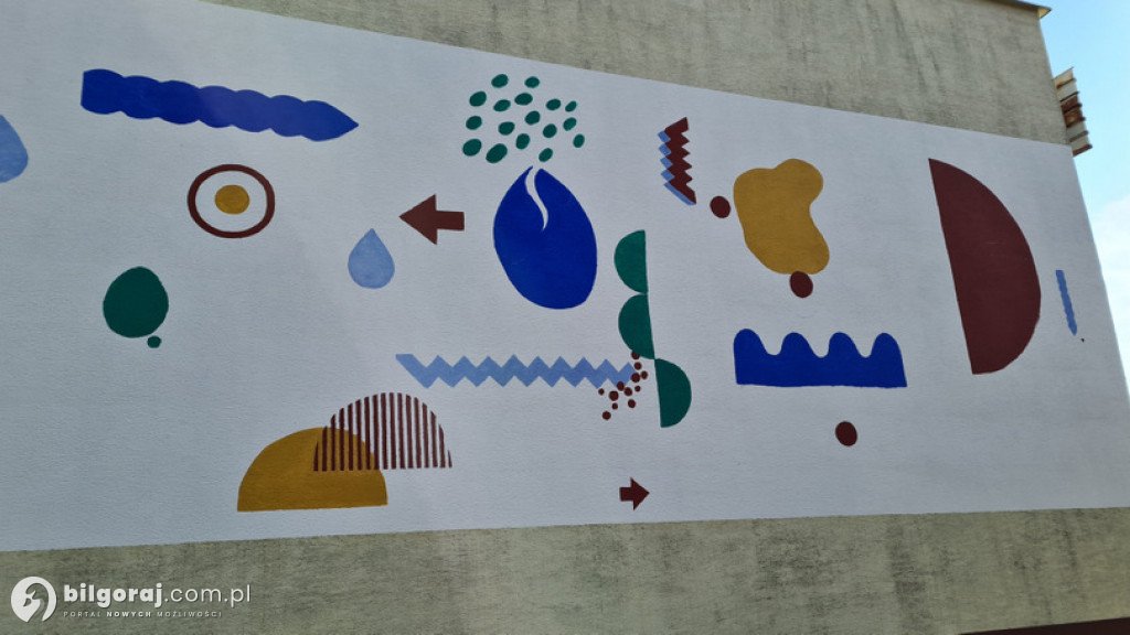 Mural przypominający osobę Stefana Knappa
