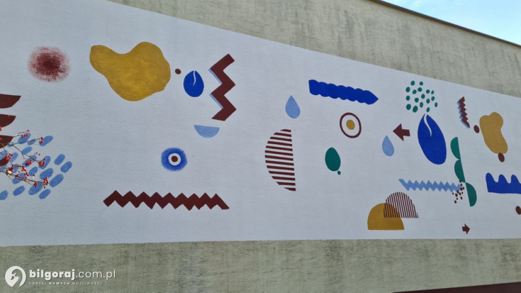 Mural przypominający osobę Stefana Knappa