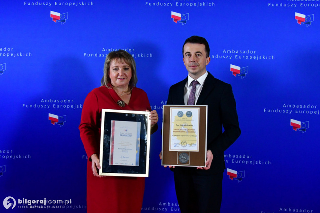 Starosta Andrzej Szarlip uhonorowany Medalem Pamiątkowym Województwa Lubelskiego