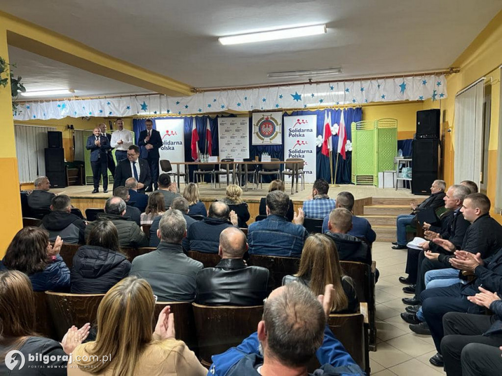 Politycy Solidarnej Polski spotkali się z rolnikami w Potoku Górnym