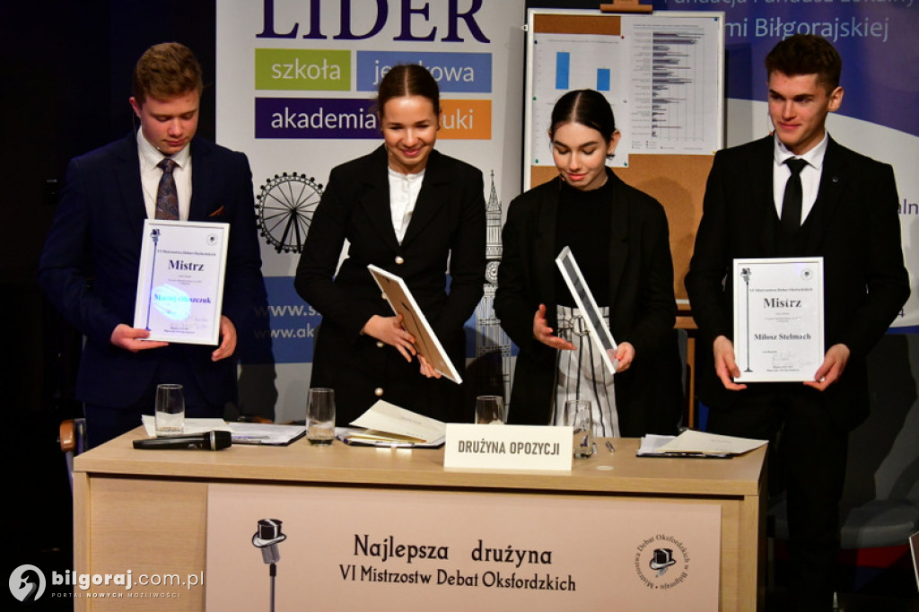 Finał debat oksfordzkich - Biłgoraj 2022