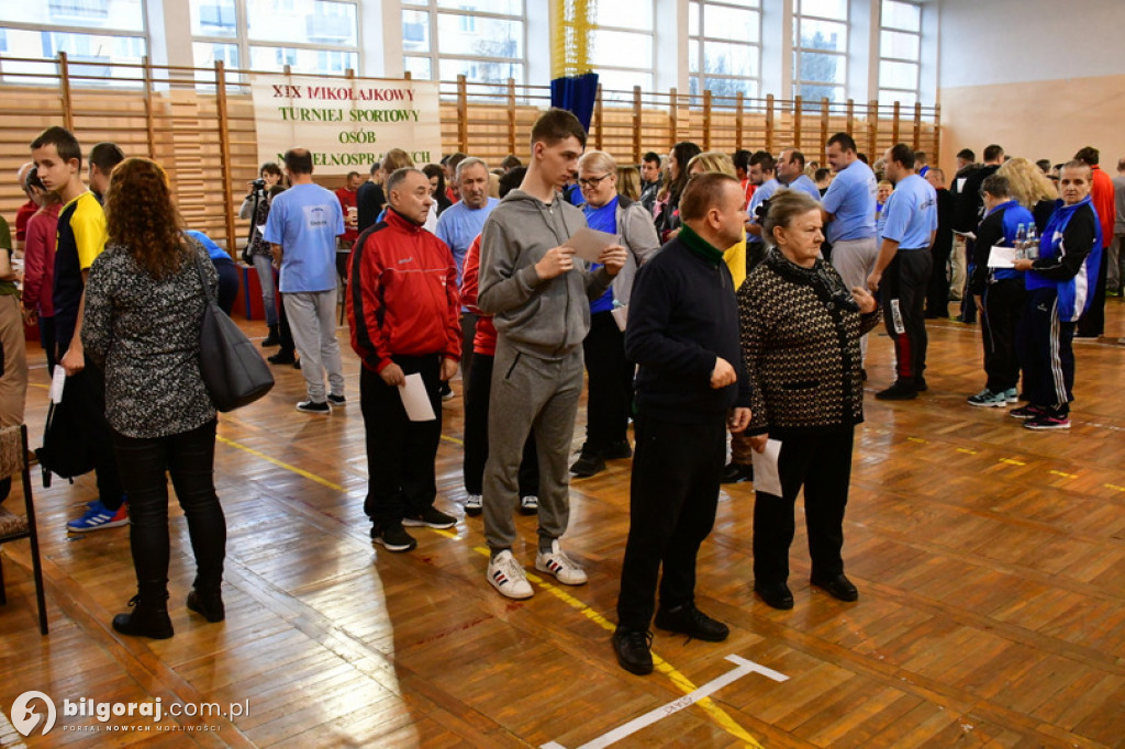 Mikołajkowy Turniej Osób Niepełnosprawnych - Biłgoraj 2022