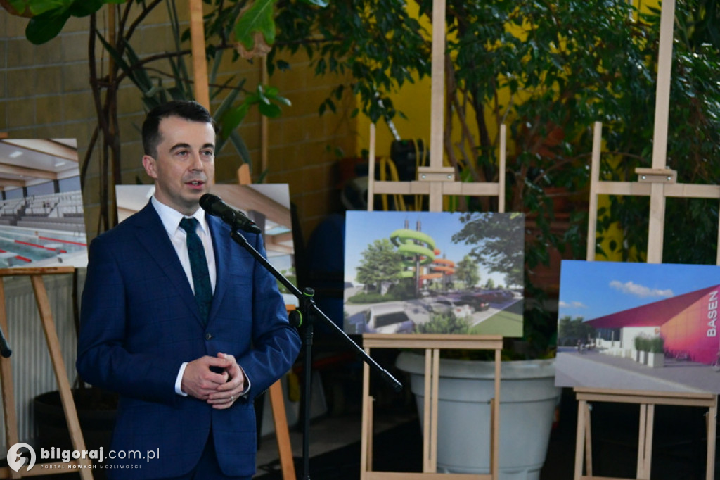 Podpisana został umowa na rozbudowę basenu w Biłgoraju