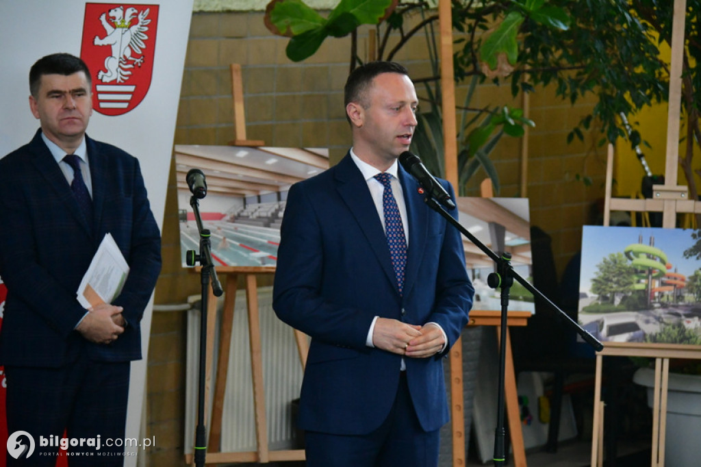 Podpisana został umowa na rozbudowę basenu w Biłgoraju