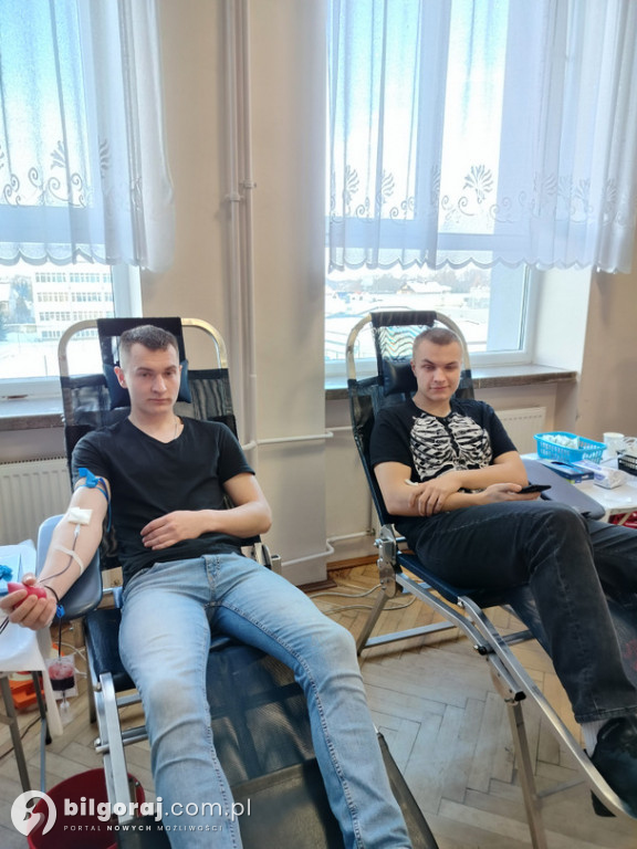 Terenowa akcja poboru krwi w RCEZ Biłgoraj