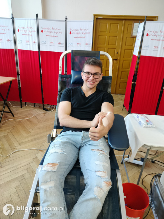 Terenowa akcja poboru krwi w RCEZ Biłgoraj