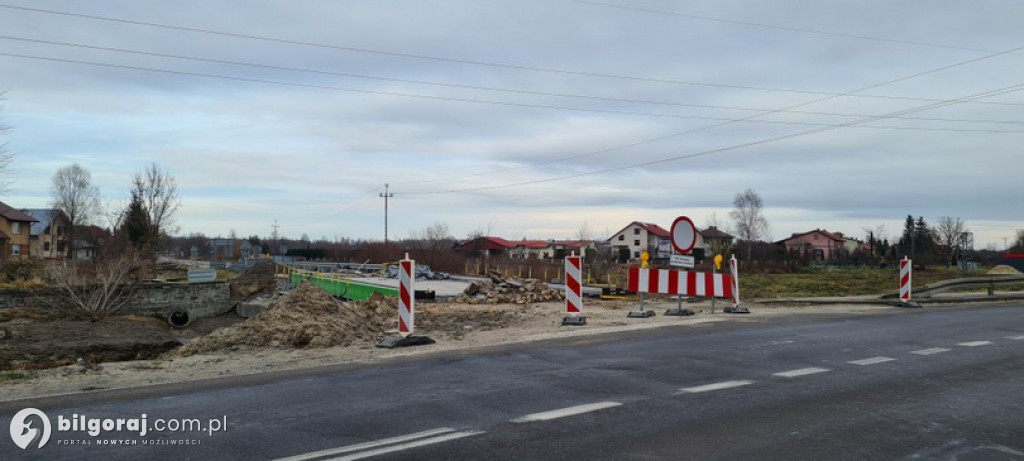 Zaawansowanie prac na moście na ulicy Granicznej