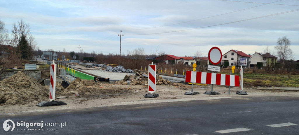 Zaawansowanie prac na moście na ulicy Granicznej