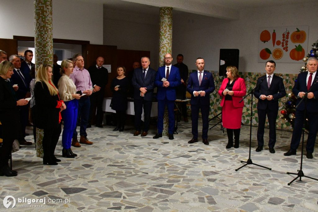 Spotkanie opłatkowe członków i sympatyków PiS w Biłgoraju