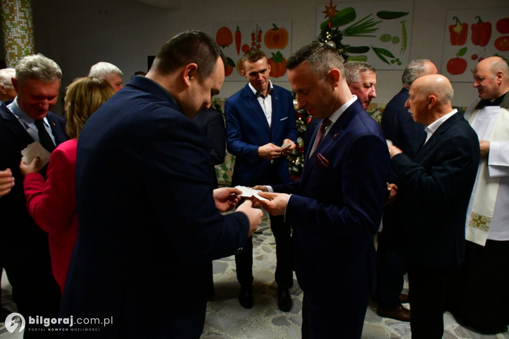 Spotkanie opłatkowe członków i sympatyków PiS w Biłgoraju