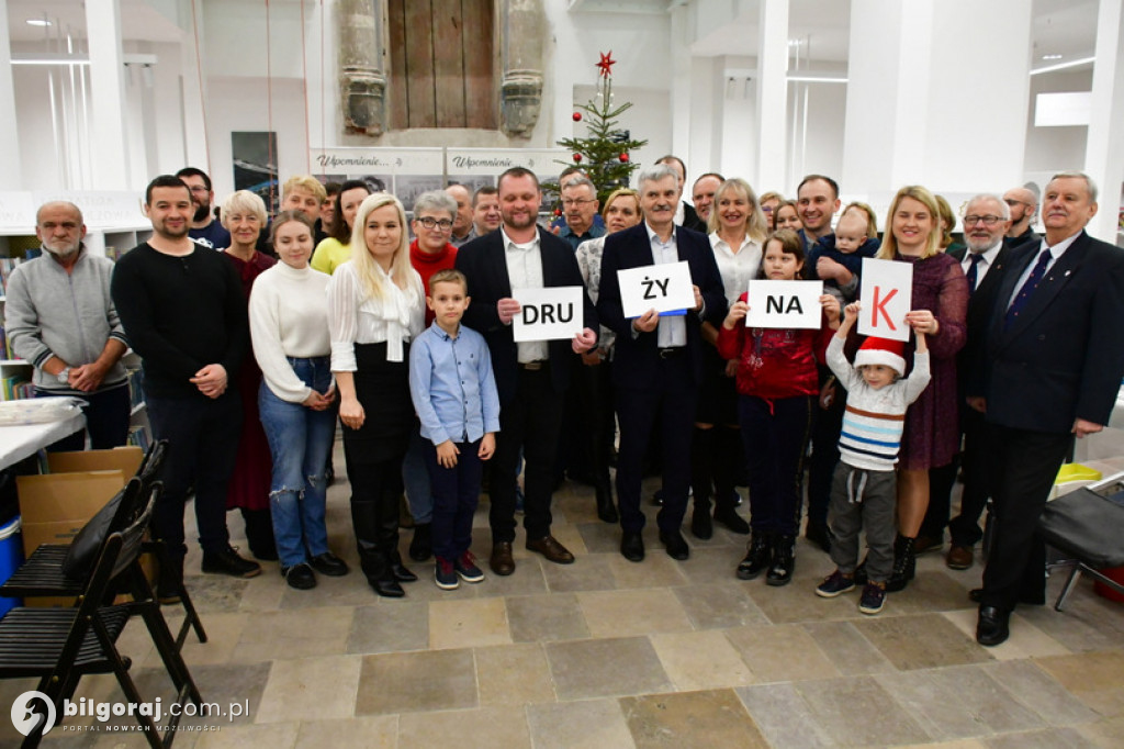Spotkanie opłatkowe Honorowych Dawców Krwi w Tarnogrodzie