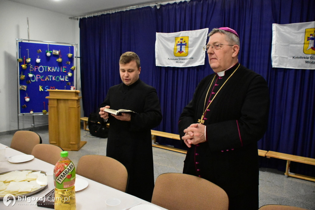Biłgoraj. Spotkanie opłatkowe młodzieży KSM