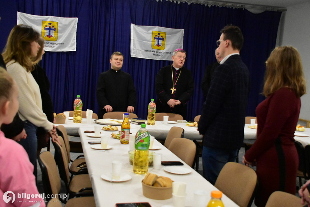 Biłgoraj. Spotkanie opłatkowe młodzieży KSM