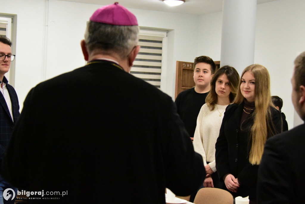 Biłgoraj. Spotkanie opłatkowe młodzieży KSM
