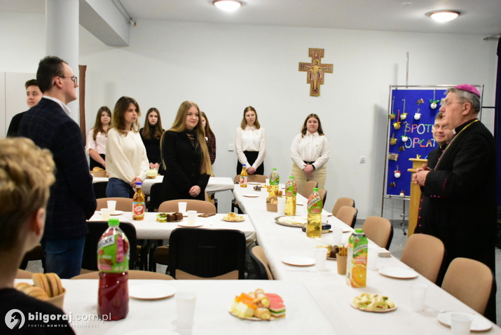 Biłgoraj. Spotkanie opłatkowe młodzieży KSM