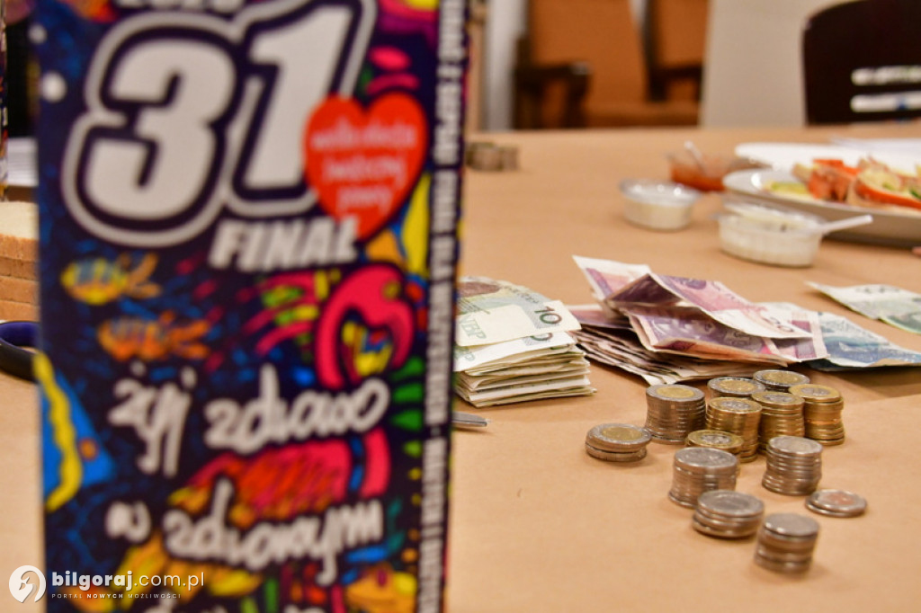31. finał WOŚP. Tyle zebrano w Biłgoraju i Tarnogrodzie