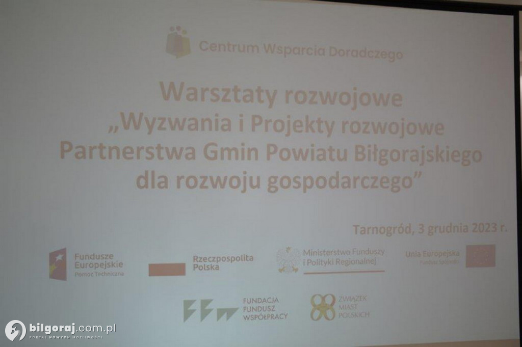 Warsztaty Partnerstwa Gmin Powiatu Biłgorajskiego