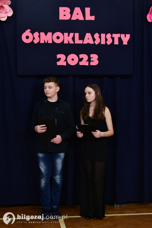 Bal ósmoklasisty w Szkole Podstawowej Nr 1 w Biłgoraju - 2023