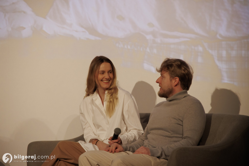 Twórcy filmu Dzień i noc dziękują widzom z Biłgoraja